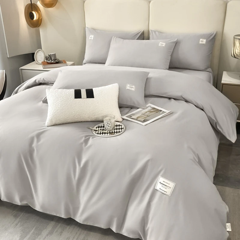 秋冬加厚磨毛全棉被套单件100%纯棉被罩
