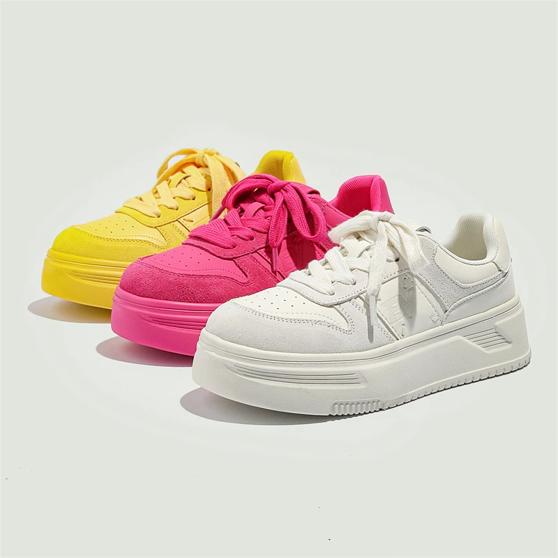 BV秋季新款休闲百搭板鞋时尚休闲鞋厚底ins系带潮流女鞋小众7290