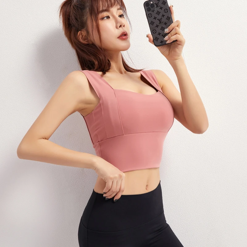运动内衣女防震防下垂跑步外穿聚拢高强度瑜伽服健身美背背心文胸