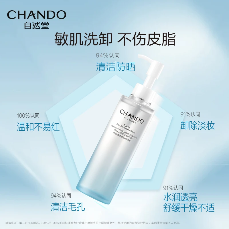 【保留】自然堂喜雪氨基酸洁颜蜜150mL洗卸合一