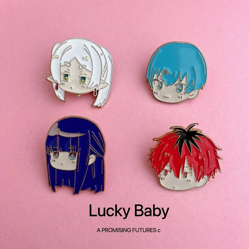 动漫葬送的芙莉莲同人周边金属徽章菲伦辛美尔休塔尔克金属徽章