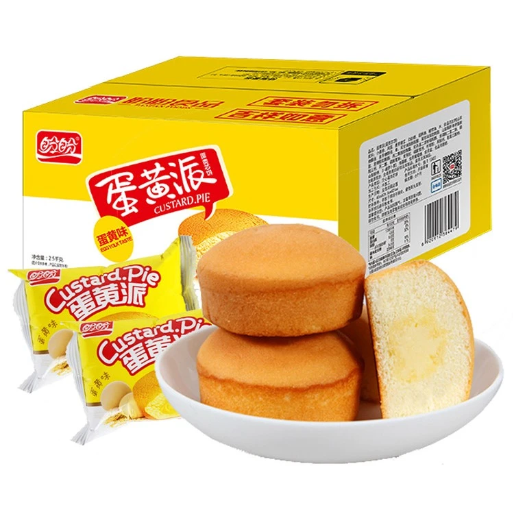 【直播专享】盼盼口感蛋派2500g整箱休闲零食糕点新鲜营养浓郁