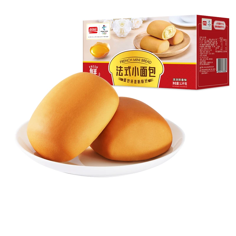 盼盼进口美味即食法式小面包早餐夜宵1300g整箱手工新鲜