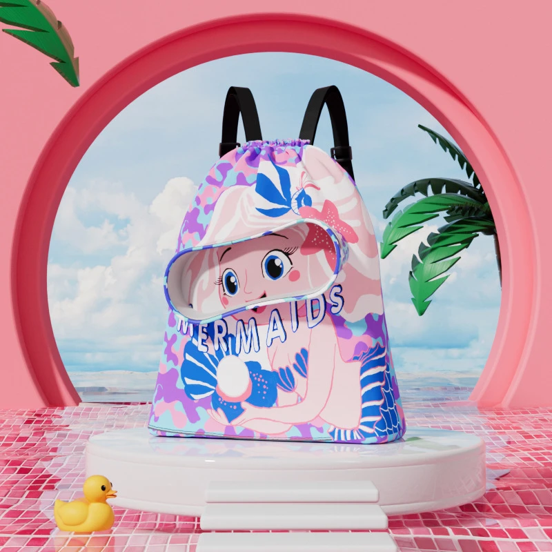 夏季防水儿童游泳包干湿分离防水双肩包游泳浴巾收纳包运动双肩背