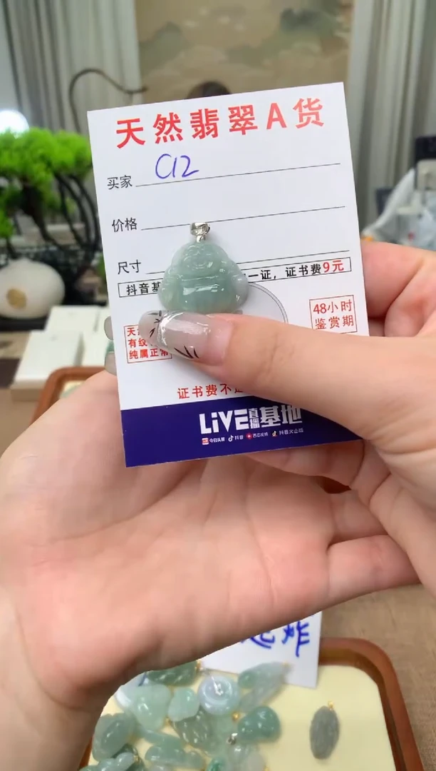 【闪购商品】翡翠颈饰未镶嵌天然A货翡翠挂件