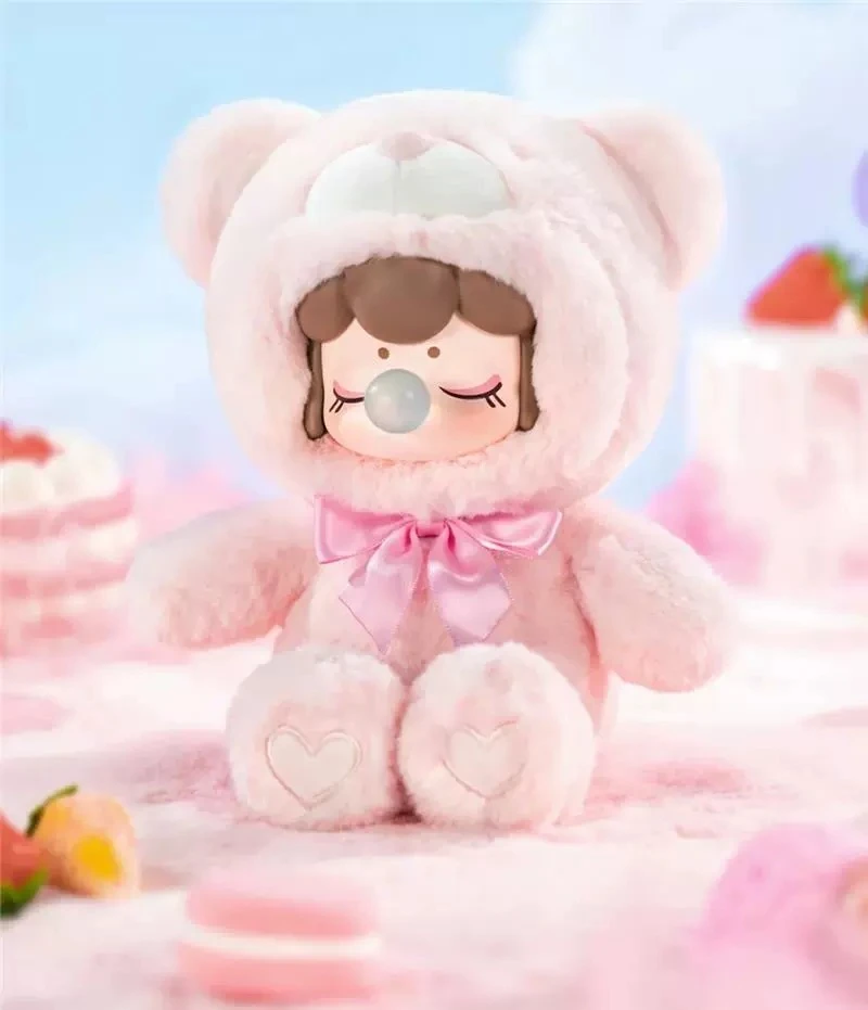 【闪电潮玩】Nanci囡茜巧克力缤纷搪胶毛绒小熊盲盒可爱礼物