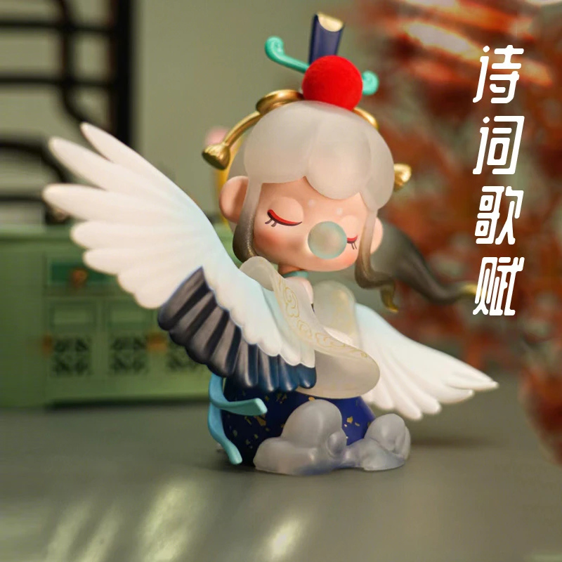 【闪电潮玩】Nanci若来诗词歌赋系列盲盒汽车摆件手办礼品玩具