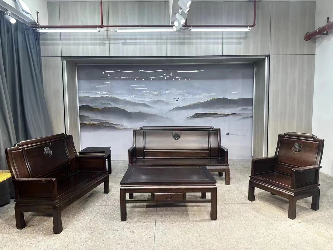 新中式得福沙发123五件套