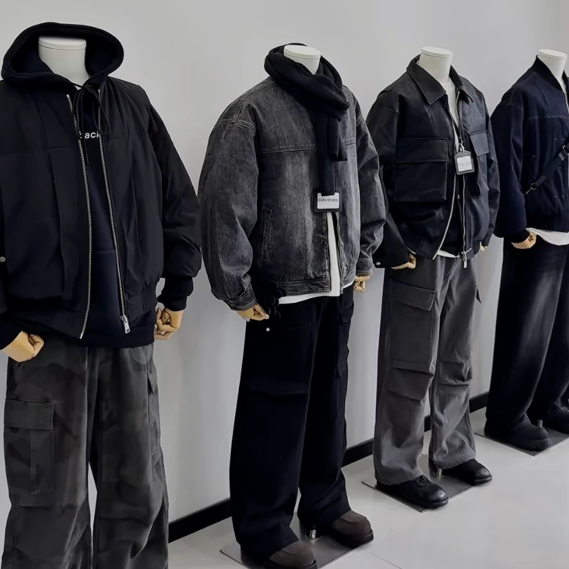 广州杭州潮店高品质 羽男潮流潮牌保暖外套2024新款