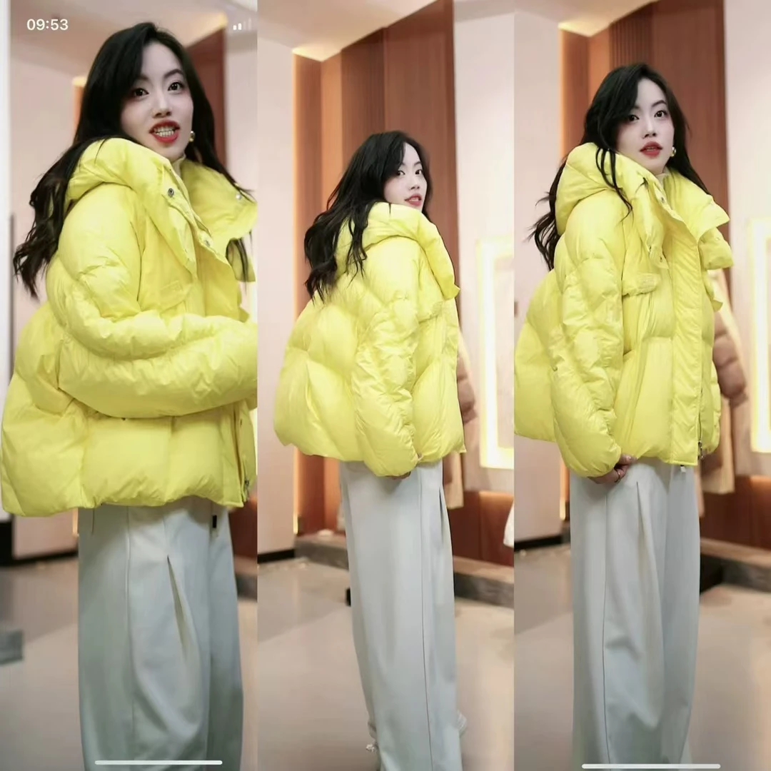 018 短款羽绒服白鸭绒时尚保暖冬季潮流女士百搭休闲款