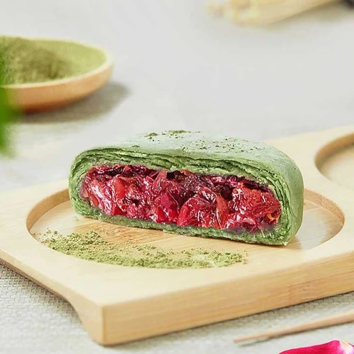 鲜花饼.火腿月饼.小粑粑组合装