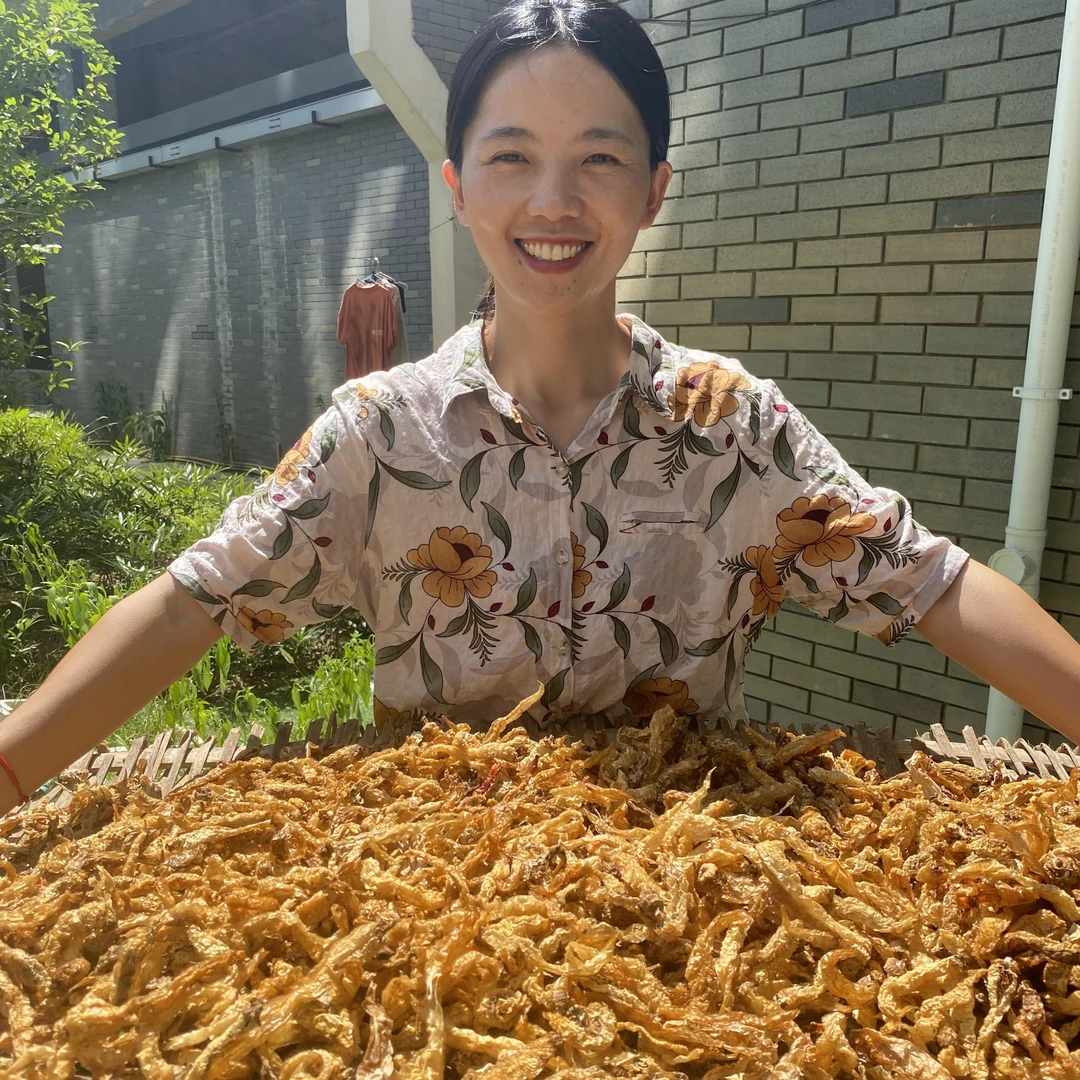 【丁丁家】农村手工自家晒干白辣椒皮