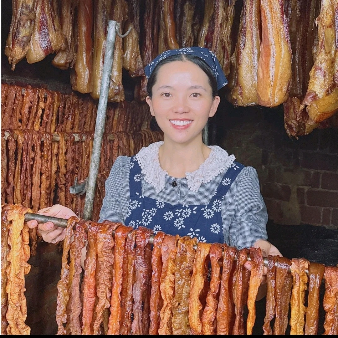 【腊猪肠】湖南新化手工柴火熏制