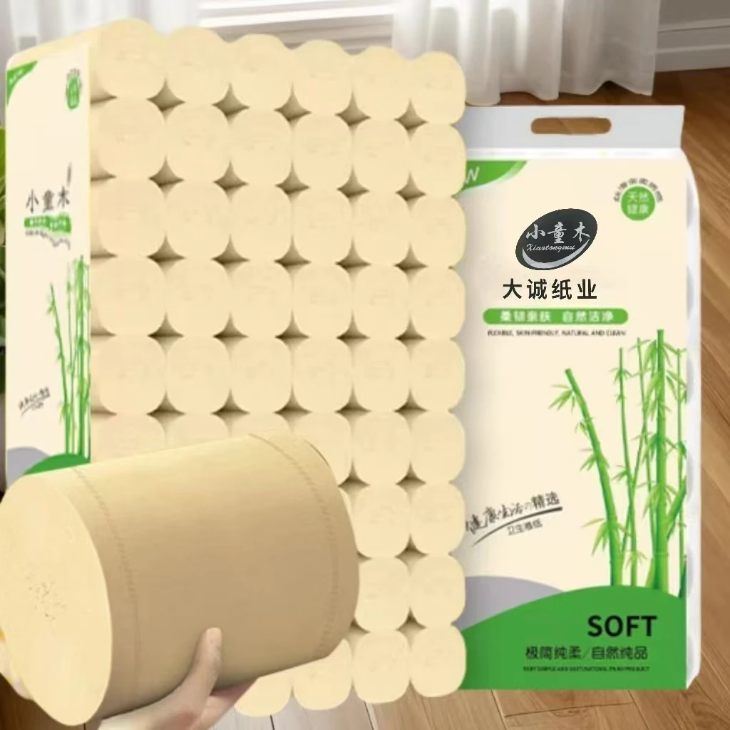 竹浆亲肤母婴柔软加厚加量家庭实惠装卷纸【一提装】