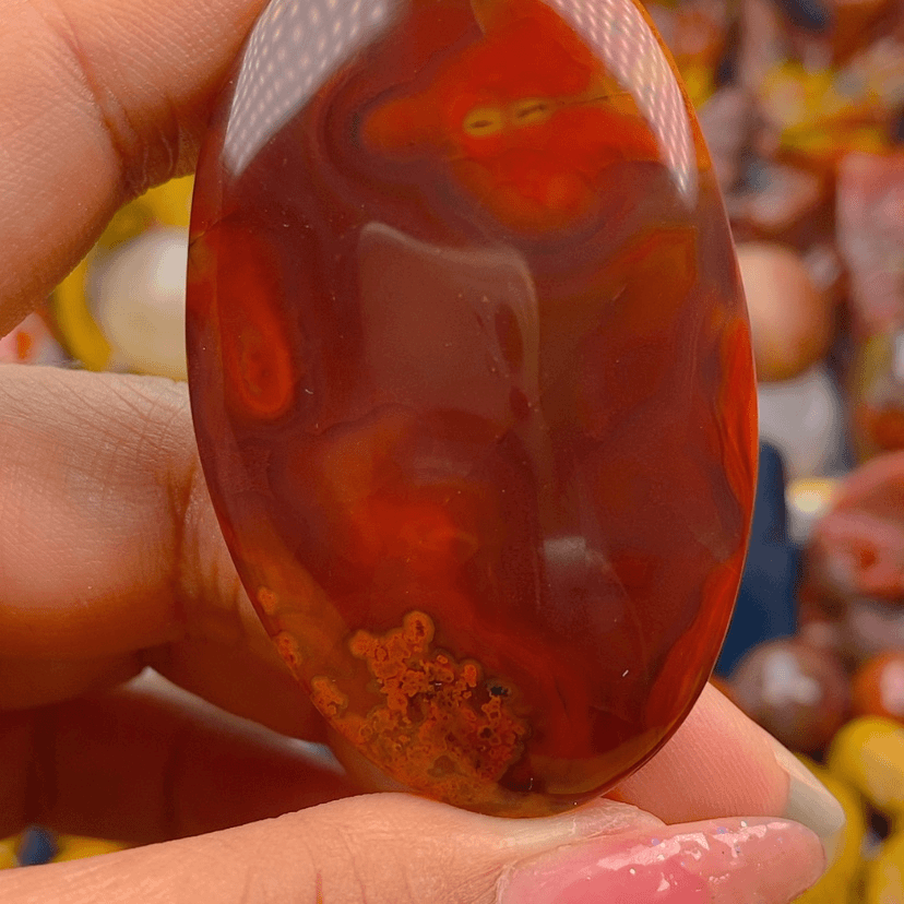 【闪购商品】玛瑙/玉髓颈饰未镶嵌战国红