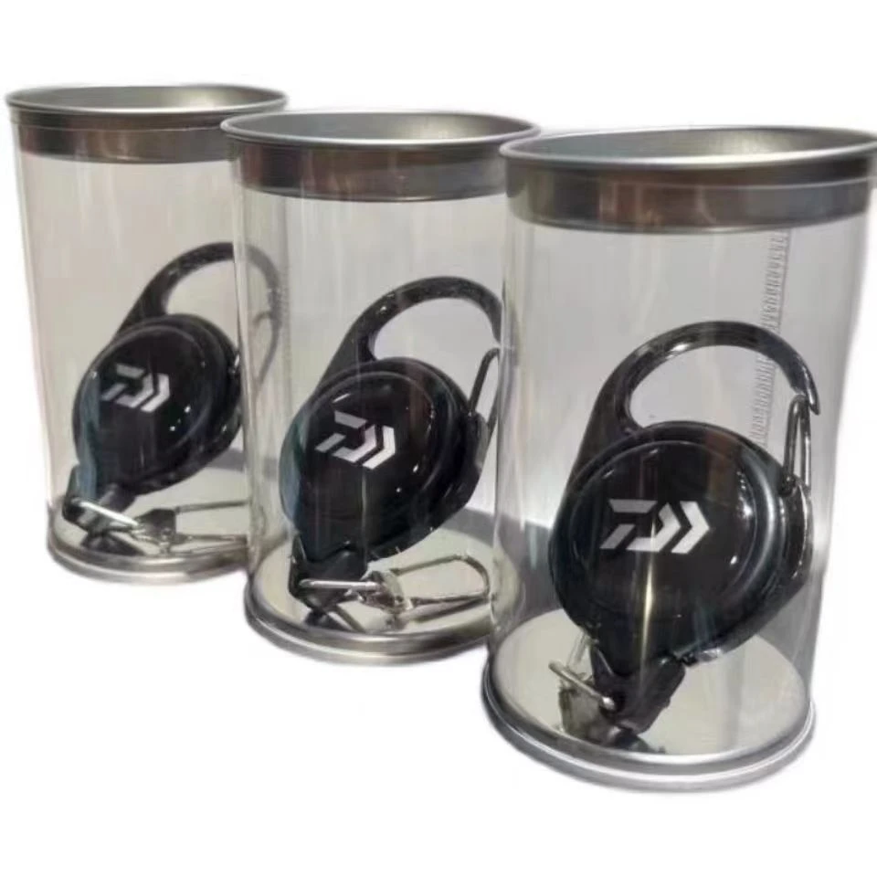 2022新款钓鱼伸缩扣钥匙扣 路亚配件 尼龙线不生锈 拉伸60cm