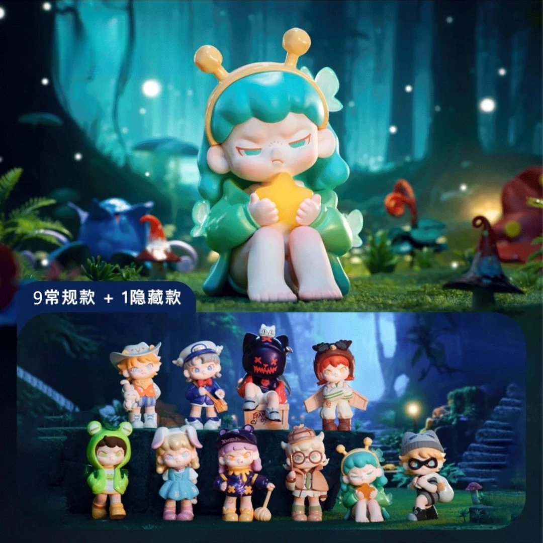 （欧豆豆潮玩）丛林法则系列潮玩盲盒摆件