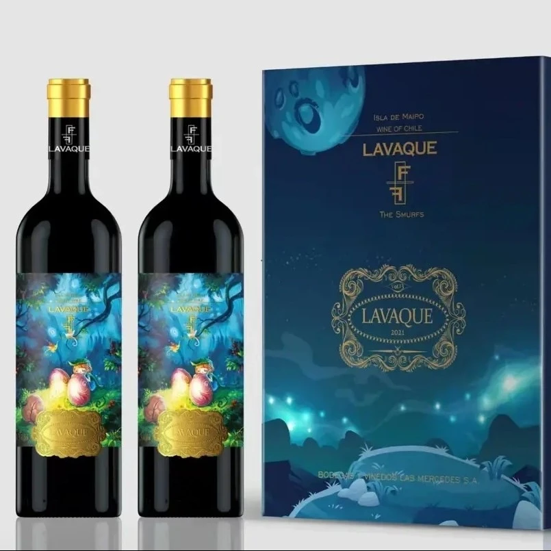 糖糖 【单瓶】蓝精灵干红葡萄酒酒庄精选家族产区