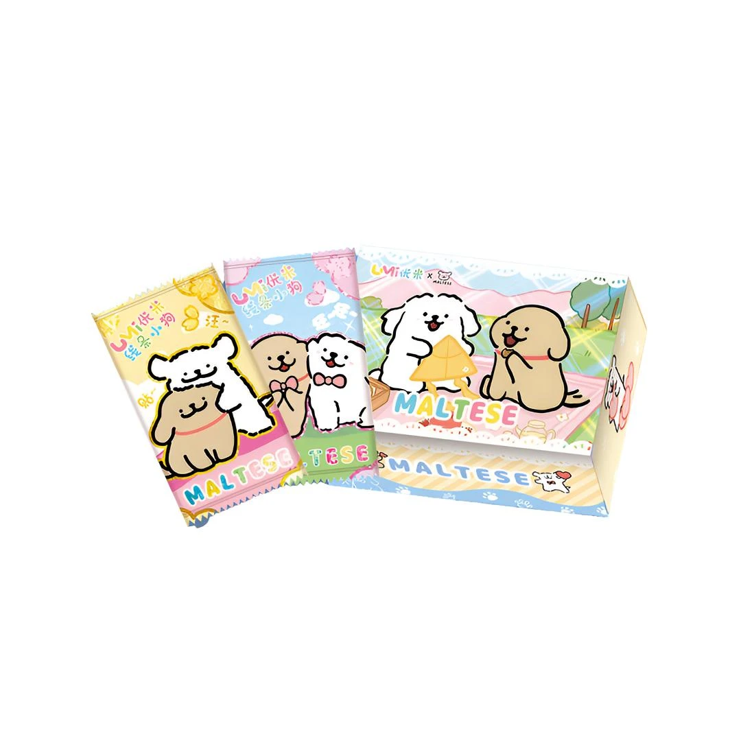 优米【✖️线条小狗 - 第一弹收藏卡牌】潮玩盲盒周边拆卡集卡（代拆）