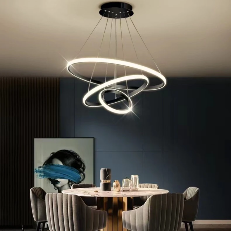 客厅吊灯现代简约灯饰网红轻奢北欧灯具创意个性卧室吧台餐厅吊灯