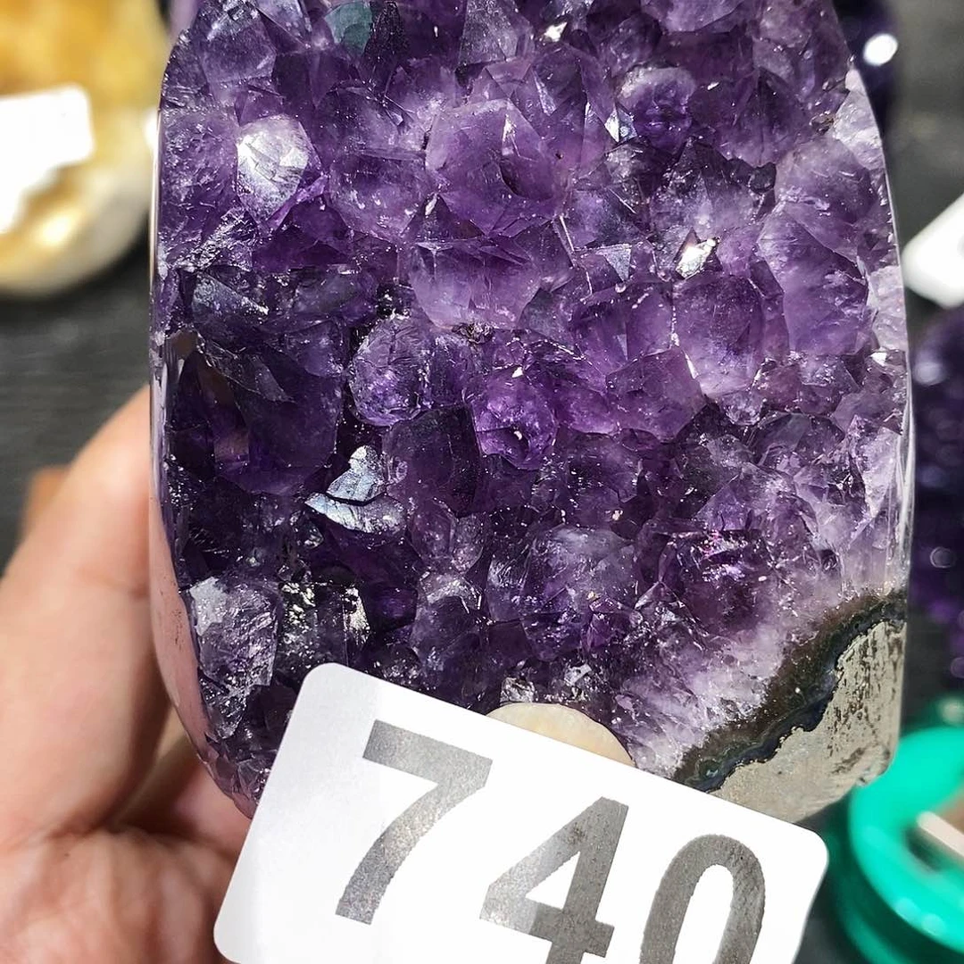 紫晶摆件未镶嵌摆件