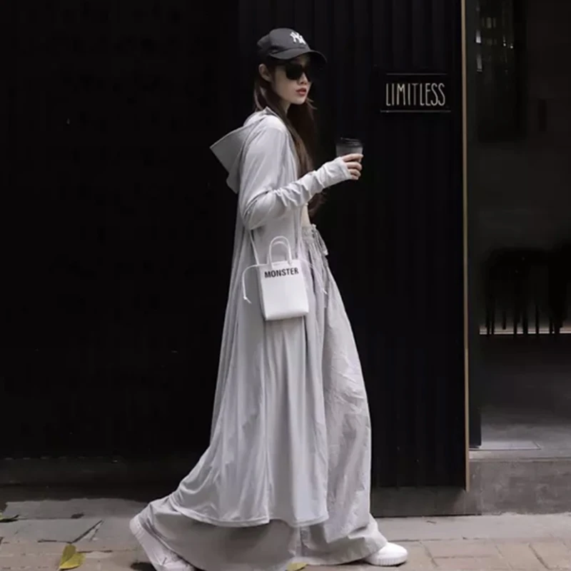 【升级专柜版】白色全波段防晒衣女夏户外超薄款透气防晒服防紫外线