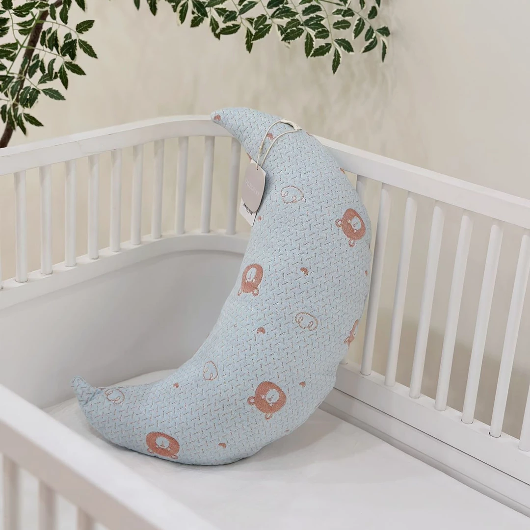 雅赞正品月亮抱枕哺乳枕侧睡枕孕妇枕纯棉纱布吸汗透气实体店发货