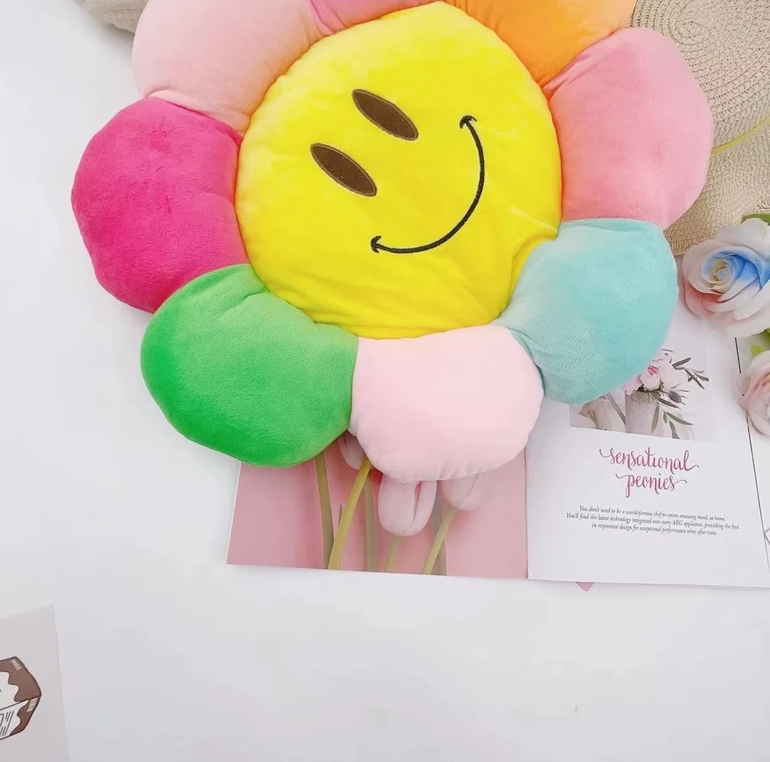 太阳花坐垫办公室学生电脑椅子超软生日礼物