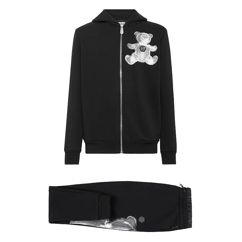PHILIPP PLEIN套装 春季男士泰迪熊运动套装 菲历沛