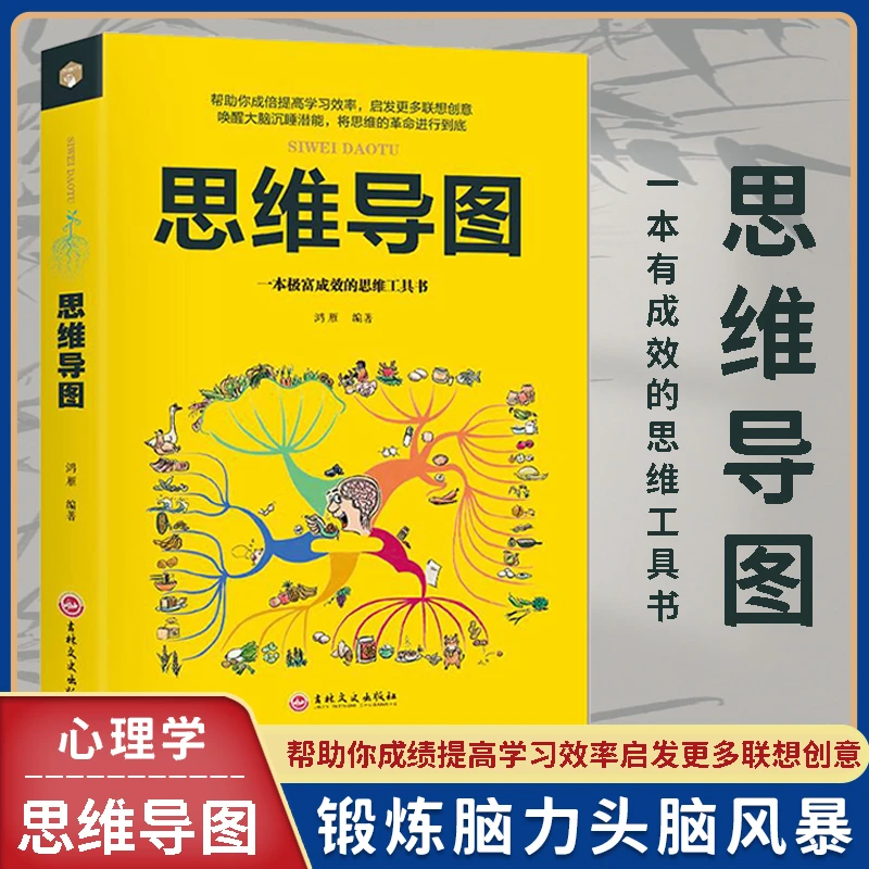 思维导图 唤醒大脑潜能 提高学习效率与记忆训练 益智励志书籍
