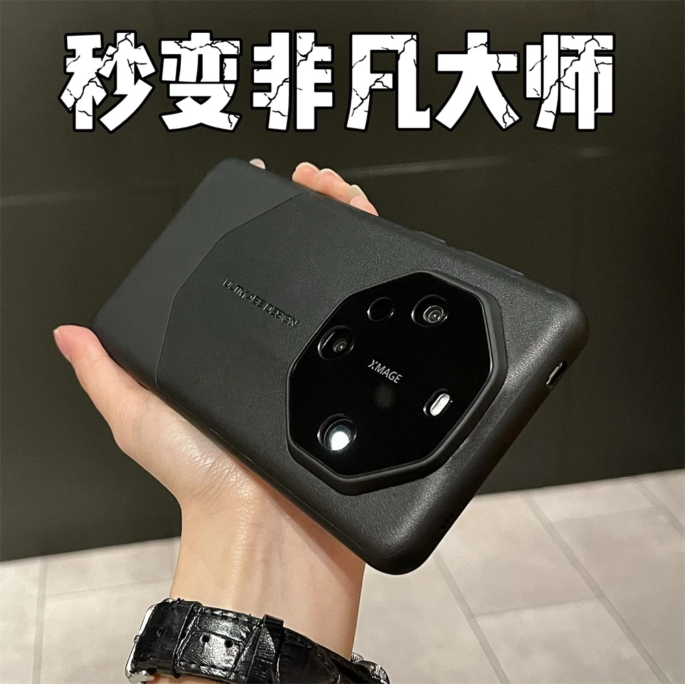 透明适用华为mate60pro秒变mate60RS手机壳防摔全包高级感皮纹