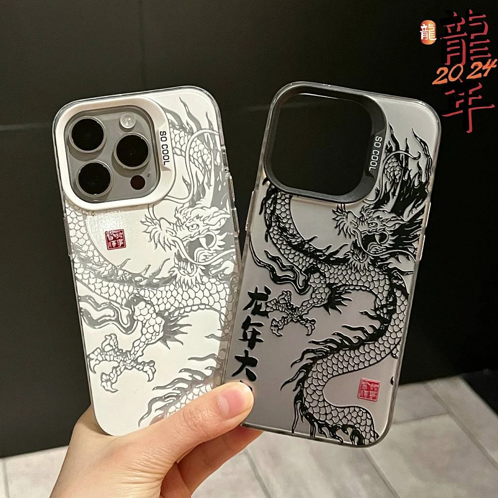 2024龙年防摔适用于苹果vivo华为iPhone15promax/14/13手机壳oppo