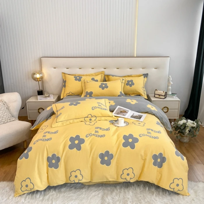 孤品100%纯棉四件套 单被套 床单 枕套个别瑕疵 介意慎拍