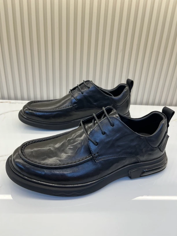 秋季新款男士真皮商务百搭休闲男皮鞋25015A