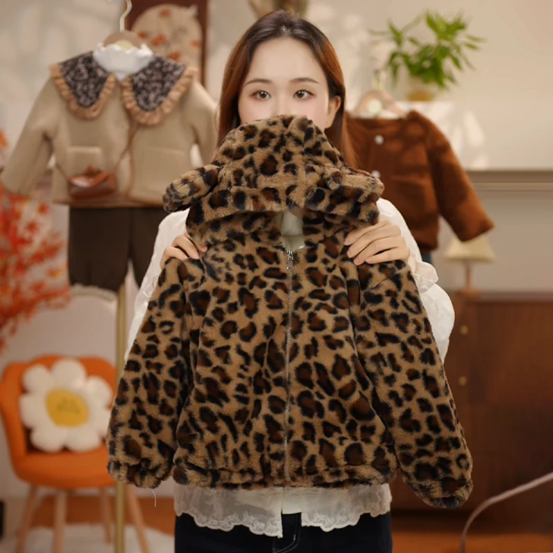 兮绯推荐6Y125女童韩版加厚棉衣2025冬季新款女宝宝保暖外套衣服