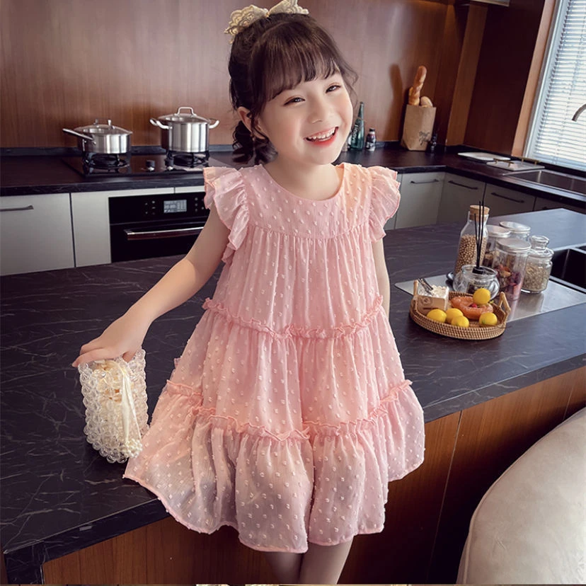 兮绯推荐6Y34女童连衣裙夏装2023新款儿童洋气纱裙宝宝公主裙裙子