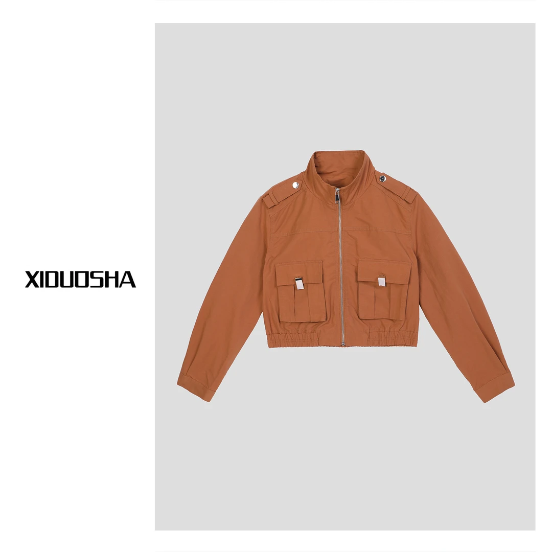 XIDUOSHA/喜朵莎欧货原创设计师款春秋时尚百搭上衣外套XDS519