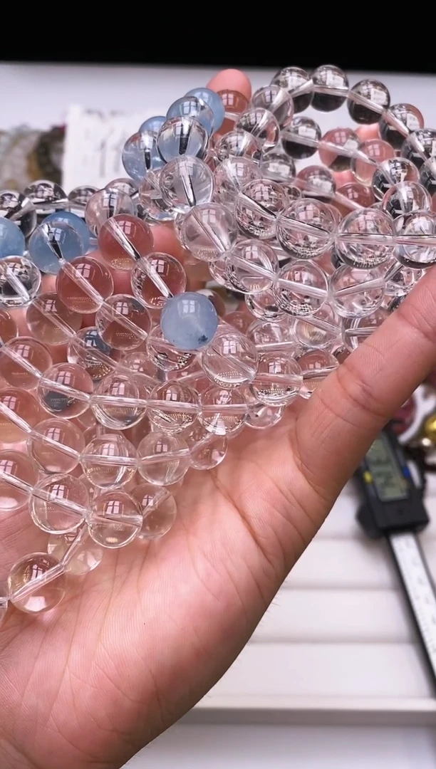 【闪购商品】水晶手链未镶嵌白水晶露丝手串12m