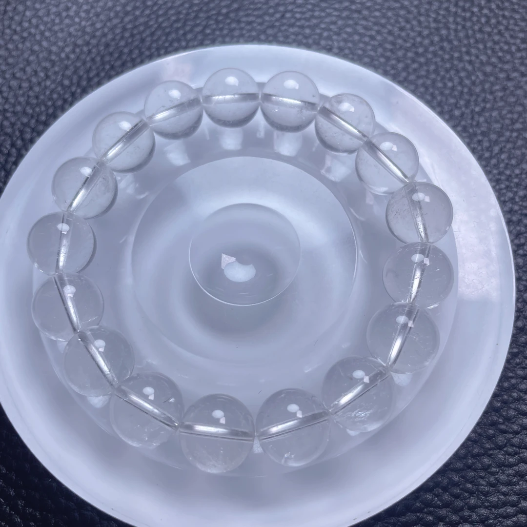 天然白水晶净体12m女生手串-多样性发其一