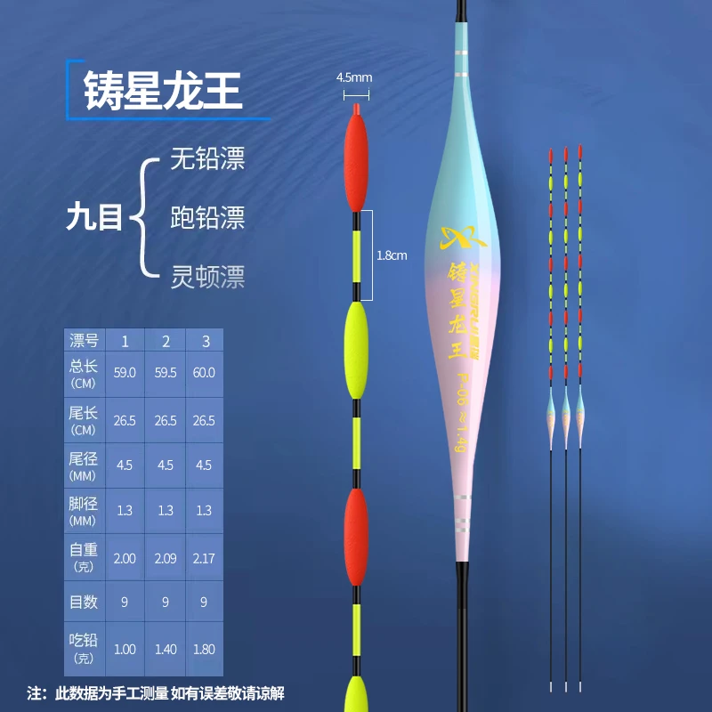 铸星龙王无铅9目大7目跑铅大物拖钓结实耐用双头钓鱼装备