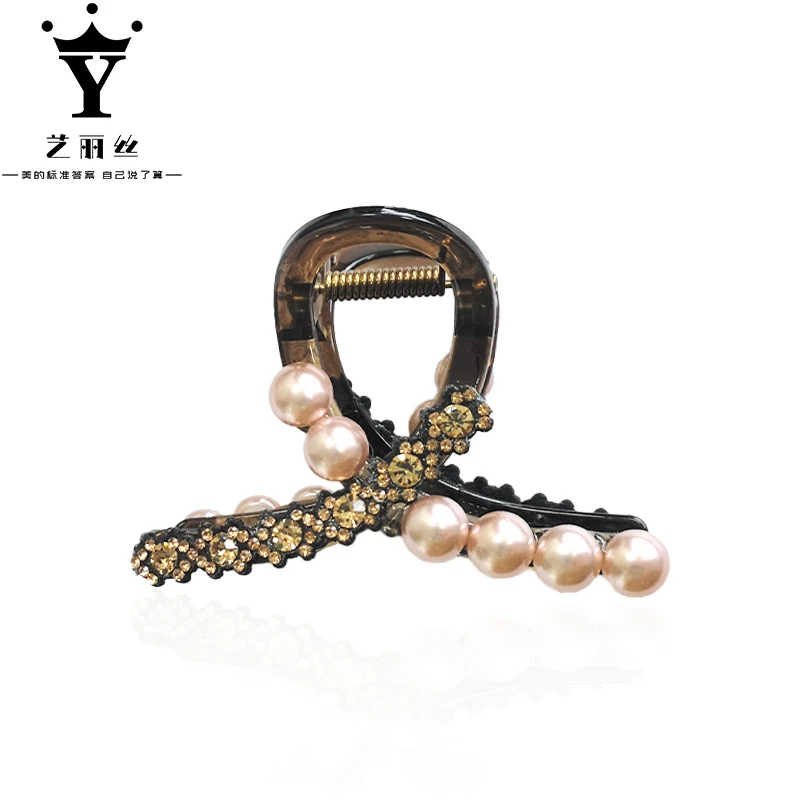 艺丽丝 春夏新品 王妃抓夹 [瑰丽] 时尚气质抓夹 YL137金8