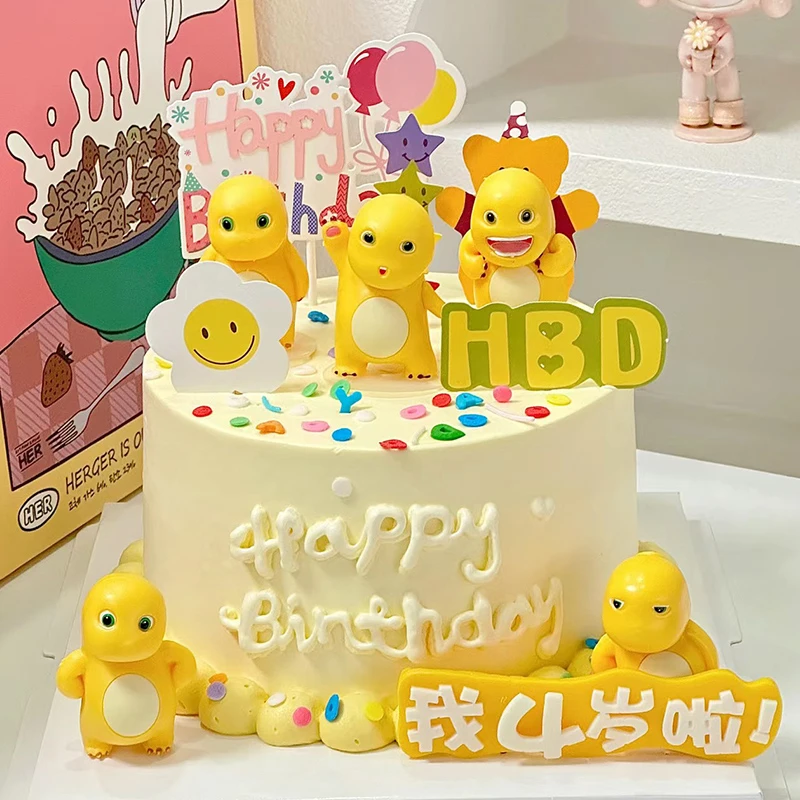 新款立体小奶龙蛋糕儿童生日蛋糕男女童同城配送全国预定时间发货