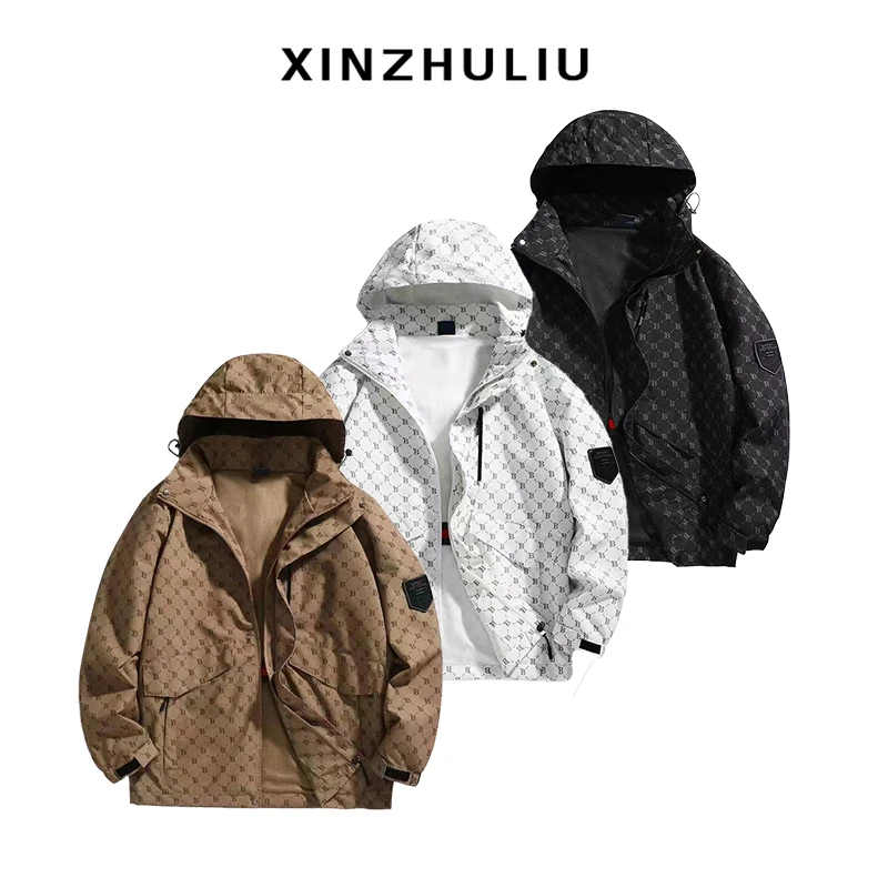 【2023秋季上新】男女同款秋季潮流百搭情侣款户外连帽外套88888