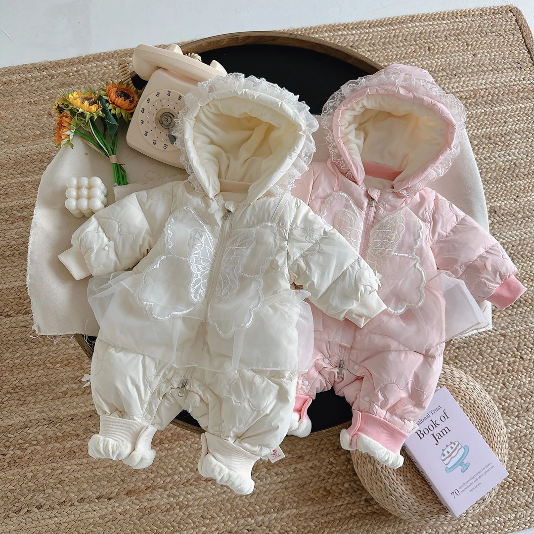 梦幻蝴蝶仙子翅膀羽绒服婴儿羽绒服6578羽绒服婴幼儿