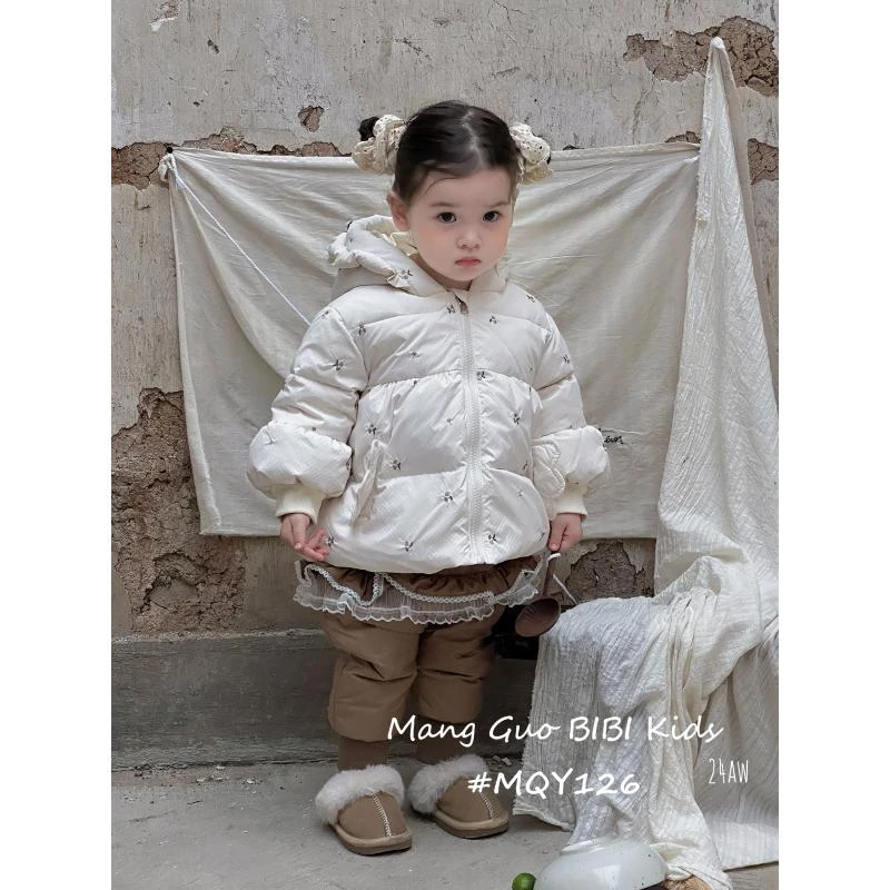 精美小花羽绒外套126