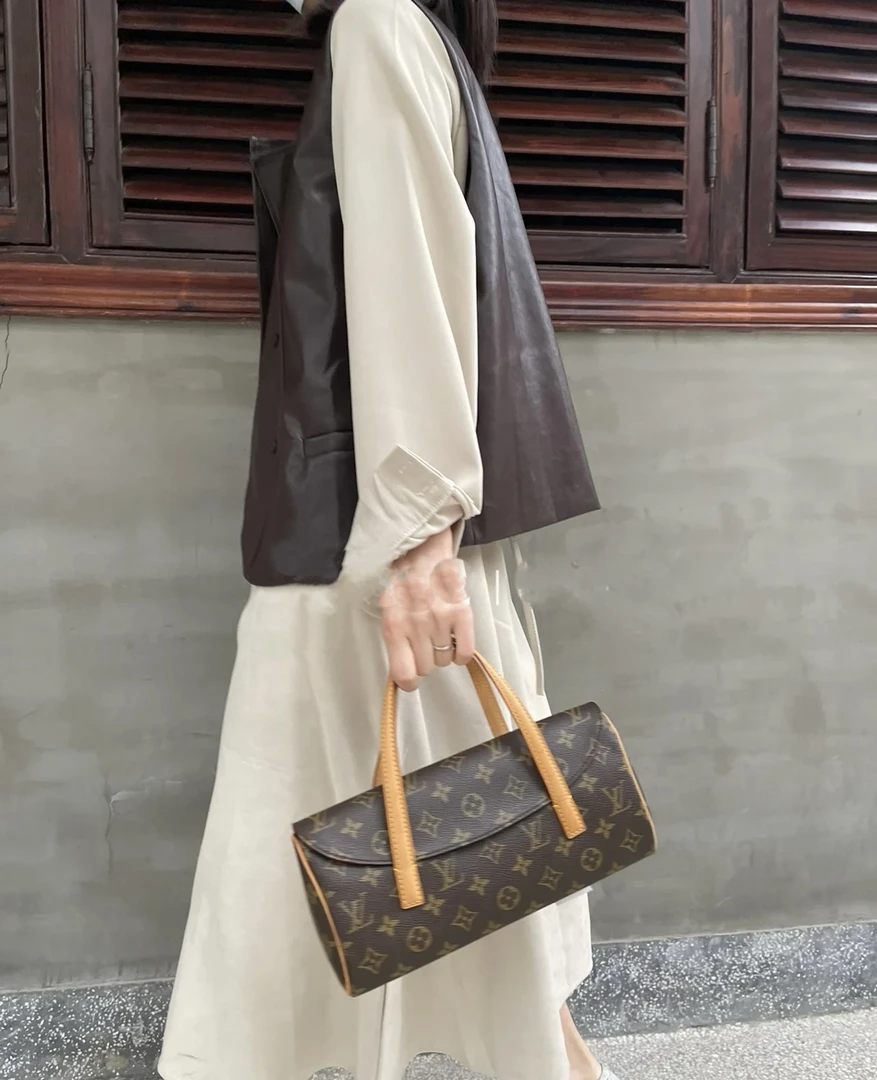 95新 LouisVuitton/路易威登 修复品LV老花手提包法棍