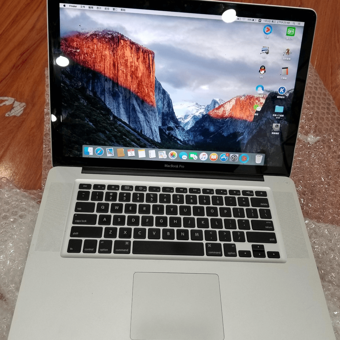95新 Apple/苹果 苹果15.4寸金属PRO 酷睿I7 16G 512G固态硬盘