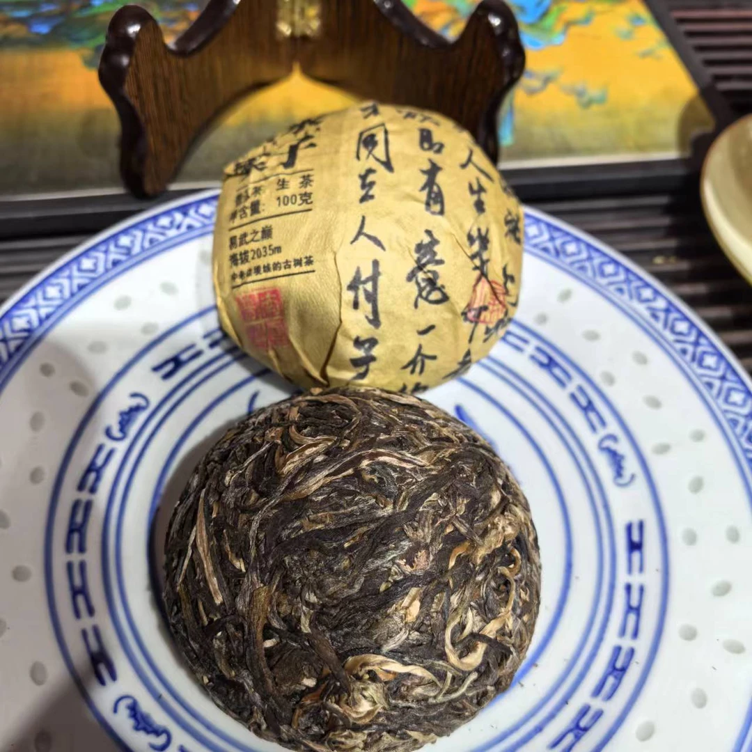 拍一发二2024年黑水梁子生茶沱100g