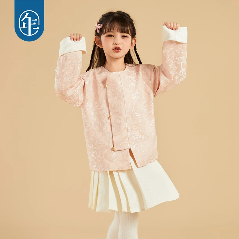 【氧气奶油短裙】童装半身裙短款春新款百褶裙宝宝公主裙马面裙G