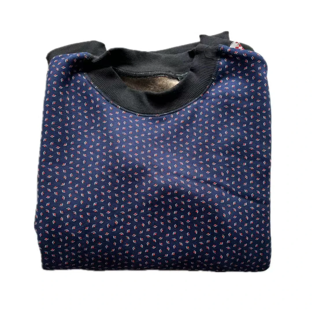 男士秋冬中年保暖上衣棉绒大码中老年加厚冬季加绒休闲大号